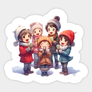 Christmas With Your Favorite Anime Sticker